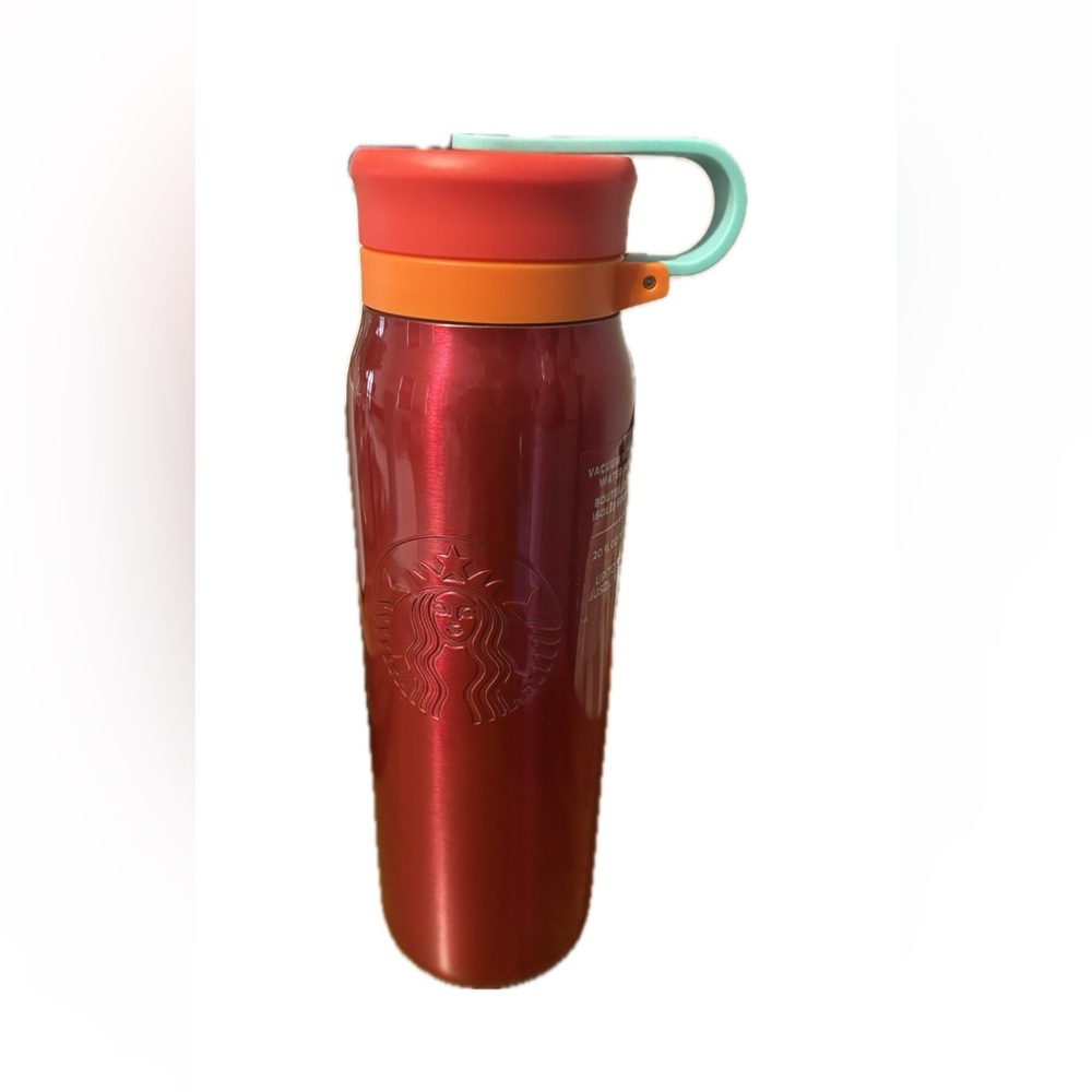Starbucks 2025 Metallic Red Vacuum Insulated Bottle